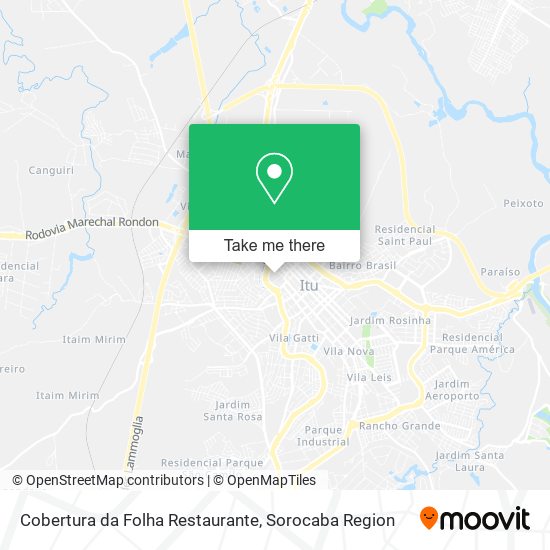 Cobertura da Folha Restaurante map