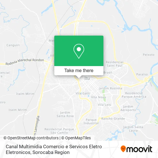 Canal Multimidia Comercio e Servicos Eletro Eletronicos map