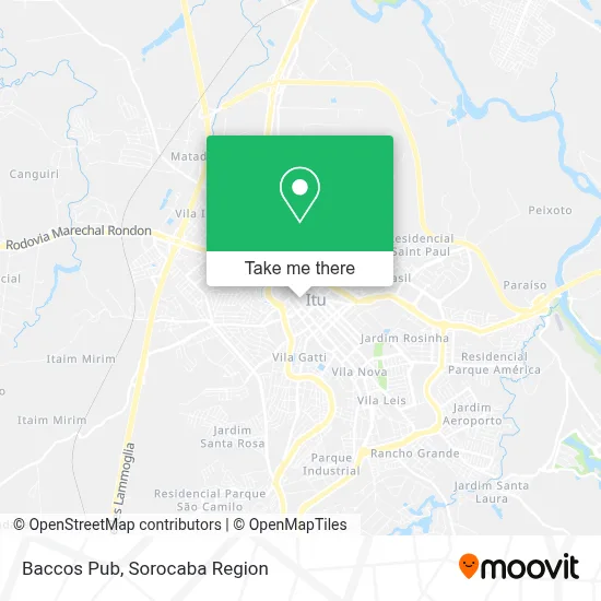 Baccos Pub map