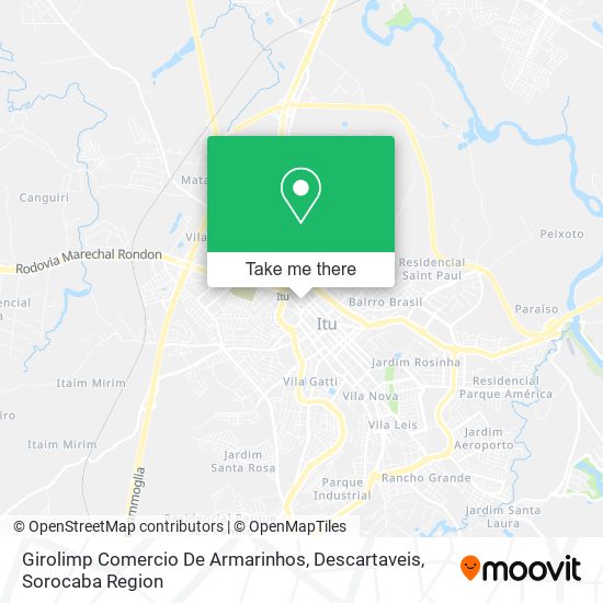 Girolimp Comercio De Armarinhos, Descartaveis map