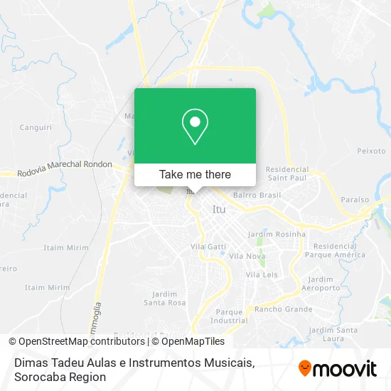 Dimas Tadeu Aulas e Instrumentos Musicais map