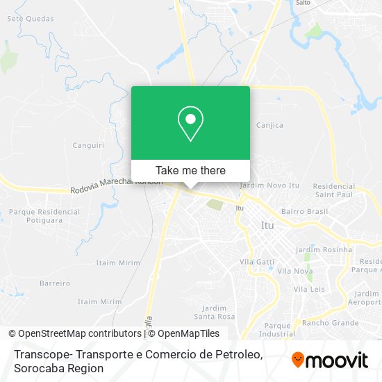 Transcope- Transporte e Comercio de Petroleo map