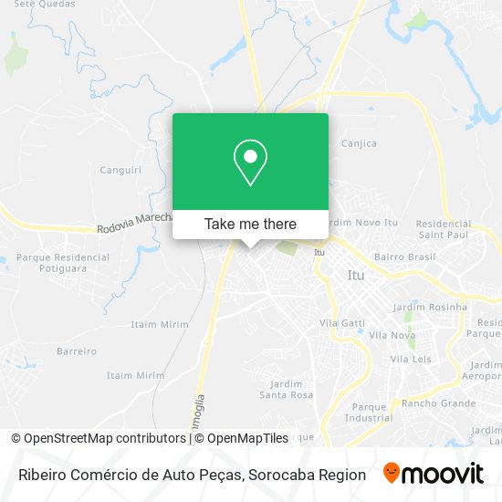Ribeiro Comércio de Auto Peças map
