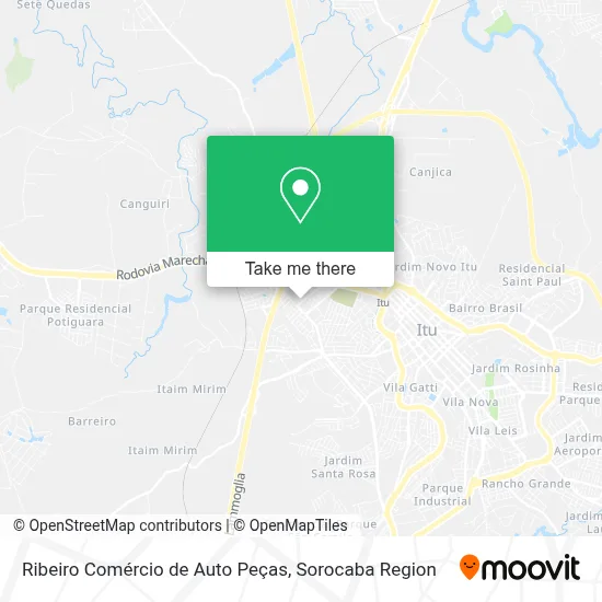 Ribeiro Comércio de Auto Peças map