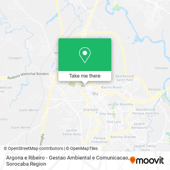Argona e Ribeiro - Gestao Ambiental e Comunicacao map