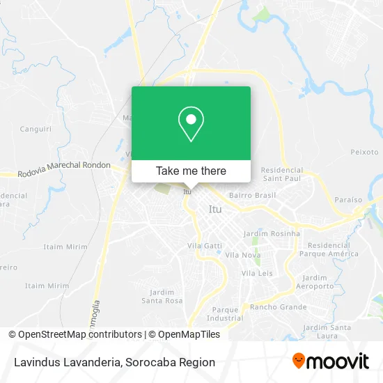 Lavindus Lavanderia map