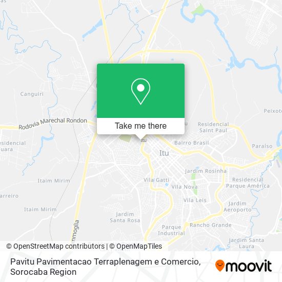 Pavitu Pavimentacao Terraplenagem e Comercio map