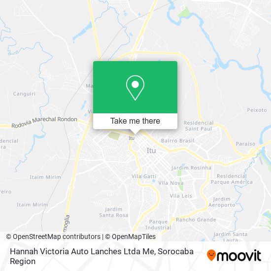 Hannah Victoria Auto Lanches Ltda Me map