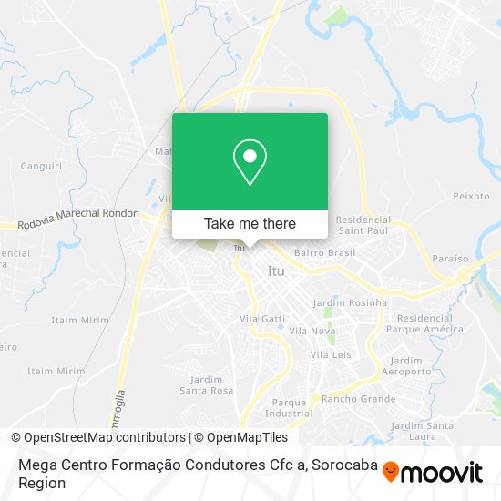 Mega Centro Formação Condutores Cfc a map