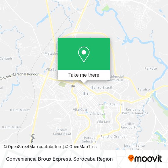 Conveniencia Broux Express map