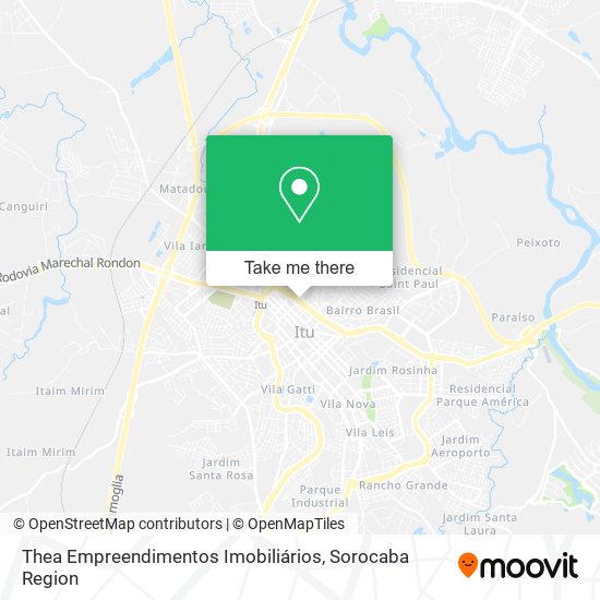 Thea Empreendimentos Imobiliários map