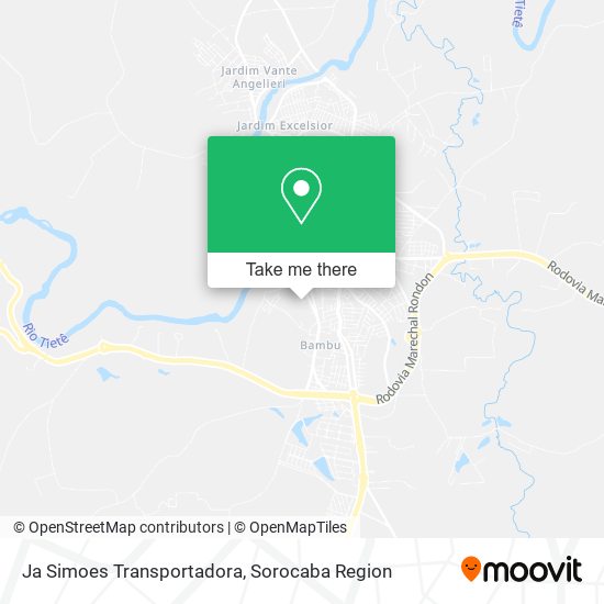 Mapa Ja Simoes Transportadora