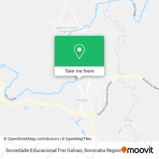 Sociedade Educacional Frei Galvao map