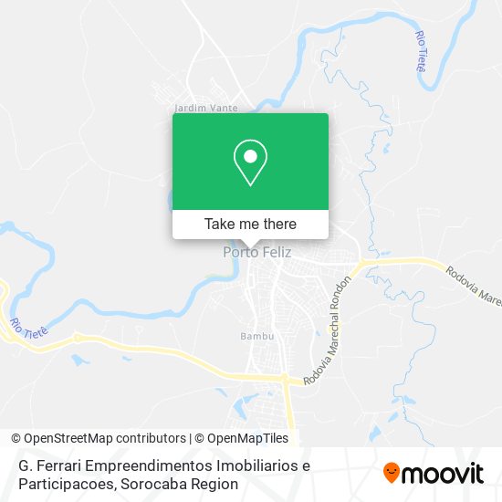 G. Ferrari Empreendimentos Imobiliarios e Participacoes map