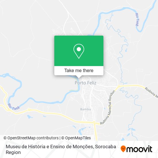 Museu de História e Ensino de Monções map