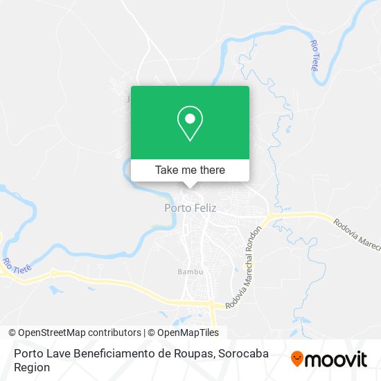 Mapa Porto Lave Beneficiamento de Roupas