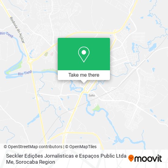 Seckler Edições Jornalisticas e Espaços Public Ltda Me map