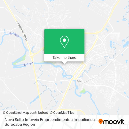 Nova Salto Imoveis Empreendimentos Imobiliarios map