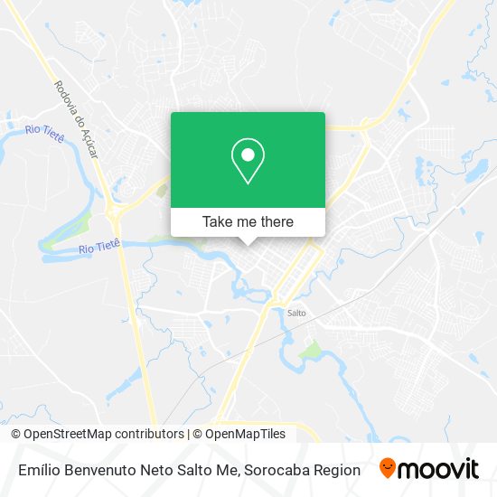 Emílio Benvenuto Neto Salto Me map