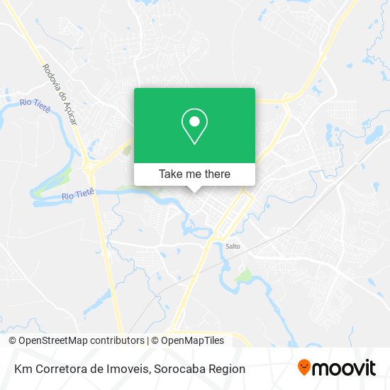 Km Corretora de Imoveis map