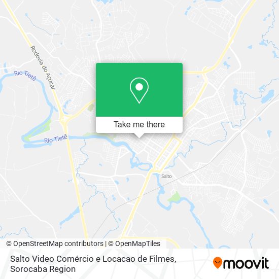 Salto Video Comércio e Locacao de Filmes map