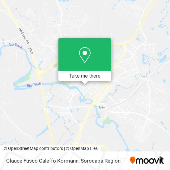 Glauce Fusco Caleffo Kormann map