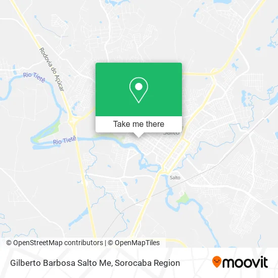 Gilberto Barbosa Salto Me map