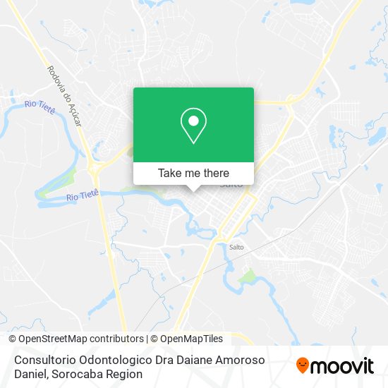 Mapa Consultorio Odontologico Dra Daiane Amoroso Daniel