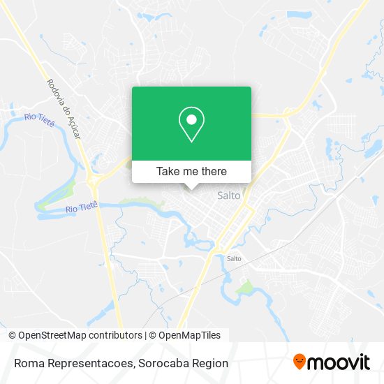 Roma Representacoes map