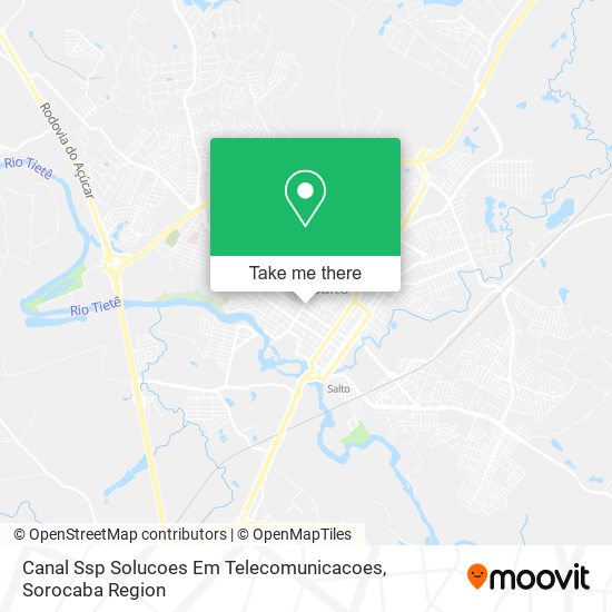 Canal Ssp Solucoes Em Telecomunicacoes map