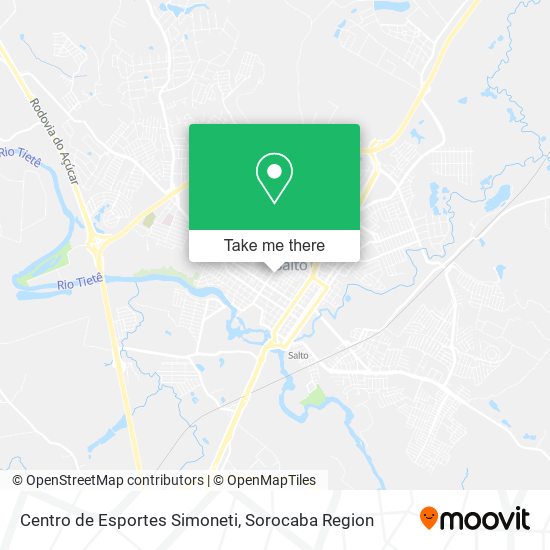 Centro de Esportes Simoneti map