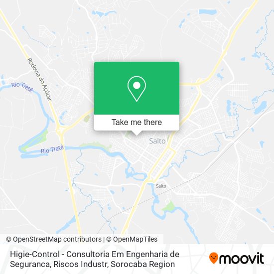 Higie-Control - Consultoria Em Engenharia de Seguranca, Riscos Industr map