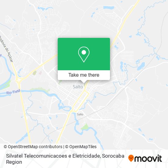 Mapa Silvatel Telecomunicacoes e Eletricidade