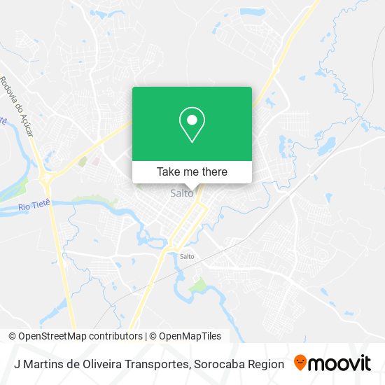 J Martins de Oliveira Transportes map