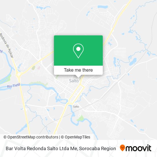 Mapa Bar Volta Redonda Salto Ltda Me