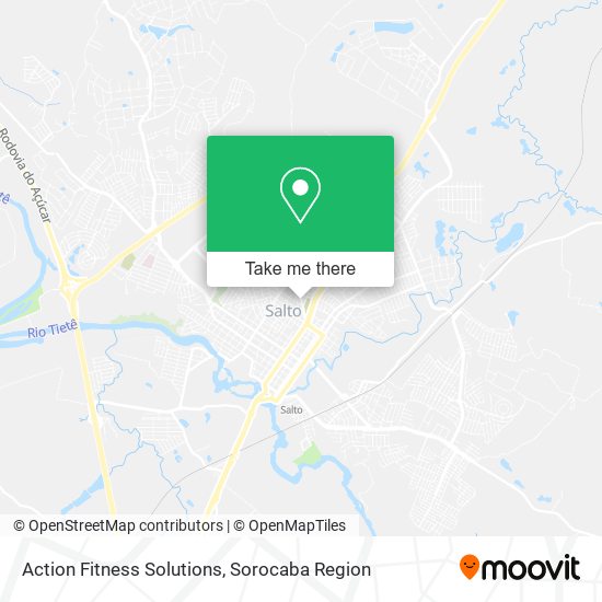Action Fitness Solutions map
