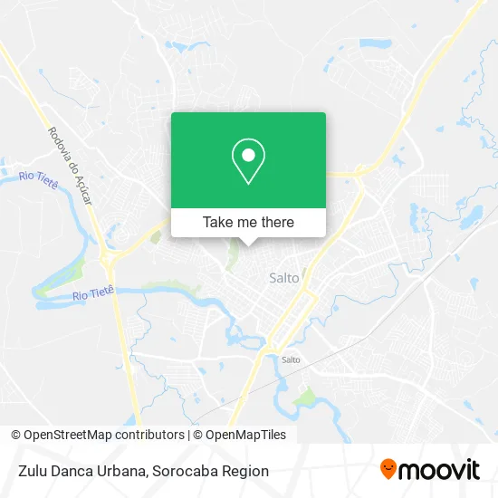 Zulu Danca Urbana map