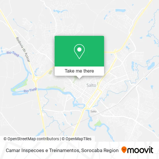 Camar Inspecoes e Treinamentos map