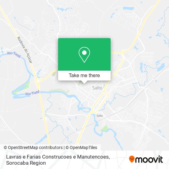 Lavras e Farias Construcoes e Manutencoes map