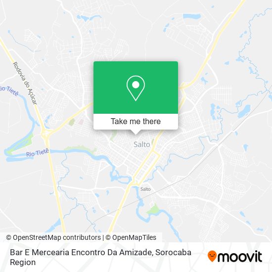 Mapa Bar E Mercearia Encontro Da Amizade