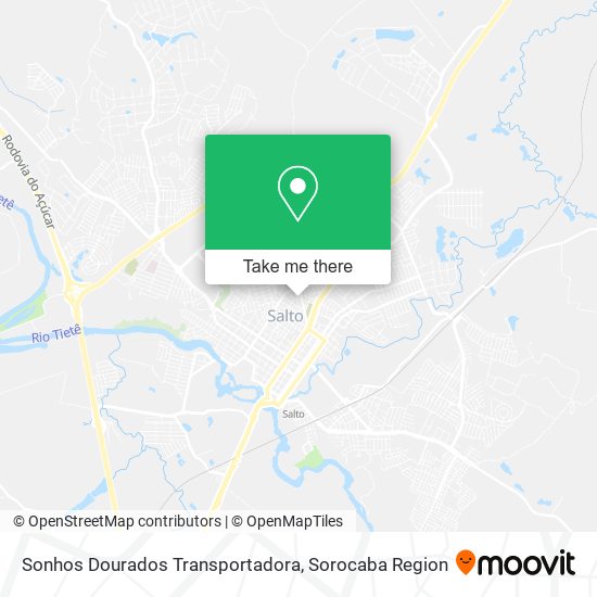 Sonhos Dourados Transportadora map