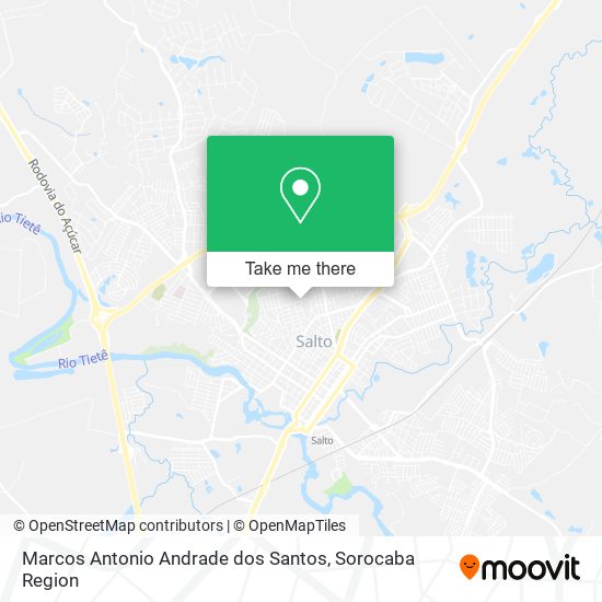 Mapa Marcos Antonio Andrade dos Santos