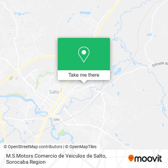 Mapa M.S.Motors Comercio de Veiculos de Salto