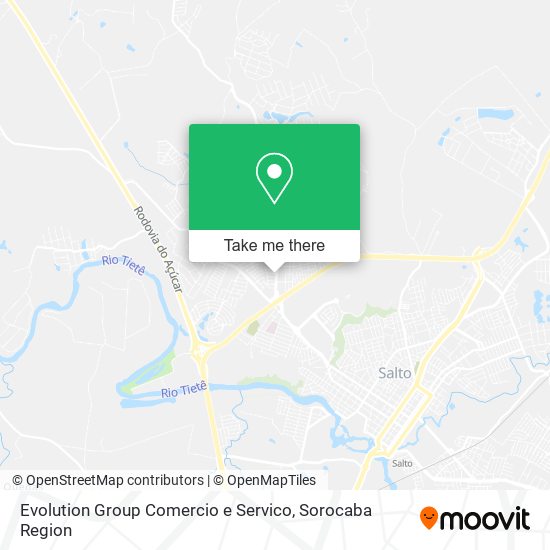 Evolution Group Comercio e Servico map