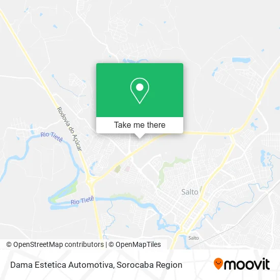 Dama Estetica Automotiva map