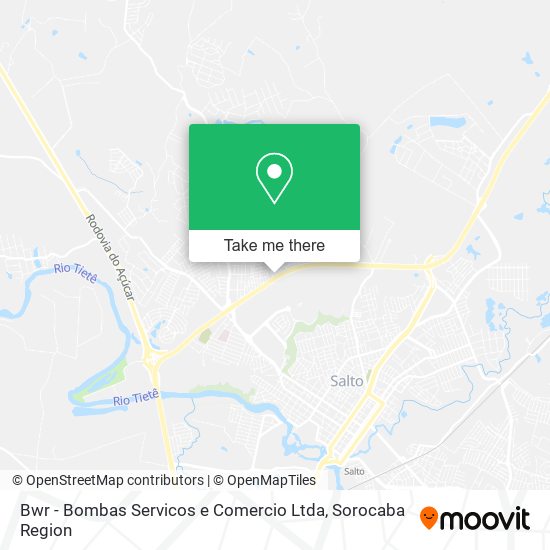 Bwr - Bombas Servicos e Comercio Ltda map