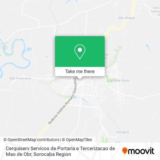 Cerquiserv Servicos de Portaria e Tercerizacao de Mao de Obr map