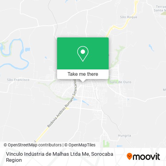 Vínculo Indústria de Malhas Ltda Me map