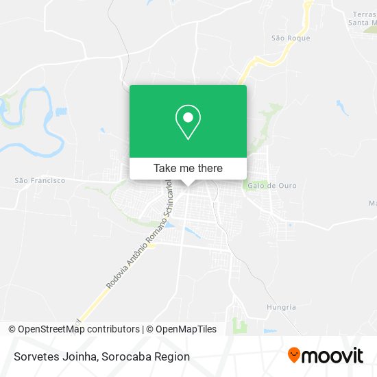 Sorvetes Joinha map