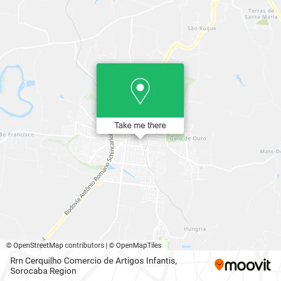 Rrn Cerquilho Comercio de Artigos Infantis map